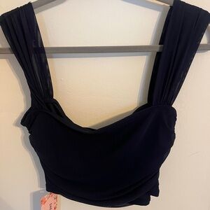 Elegant Navy Women's Top
